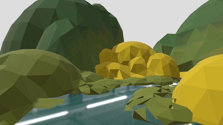 Mountain Valley – Kostenloses 3D-Modell STL