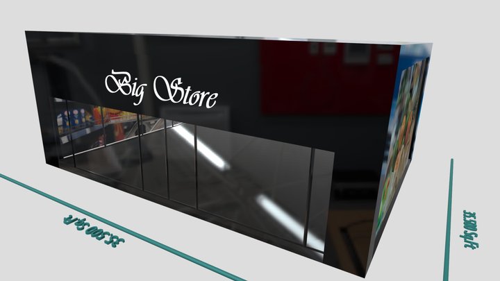 Big Store 3D Model