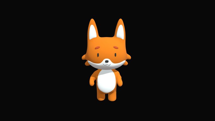 fox-character-rigged 3D Model