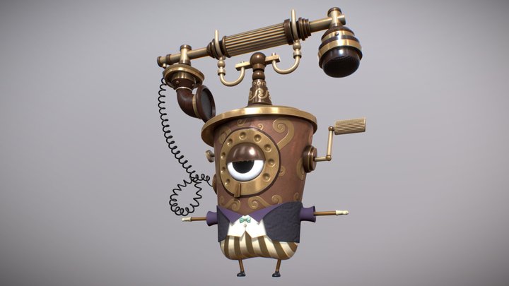 Don of Cring Cring 3D Model