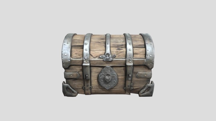 Treasure Chest 3D Model