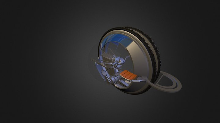 Monocycle 3D Model
