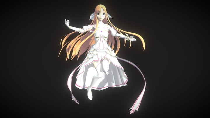 SAO Alicization Asuna Stacia 3D Model