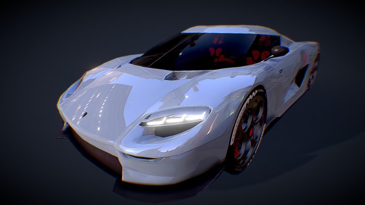 Free Koenigsegg CC850 3D Model
