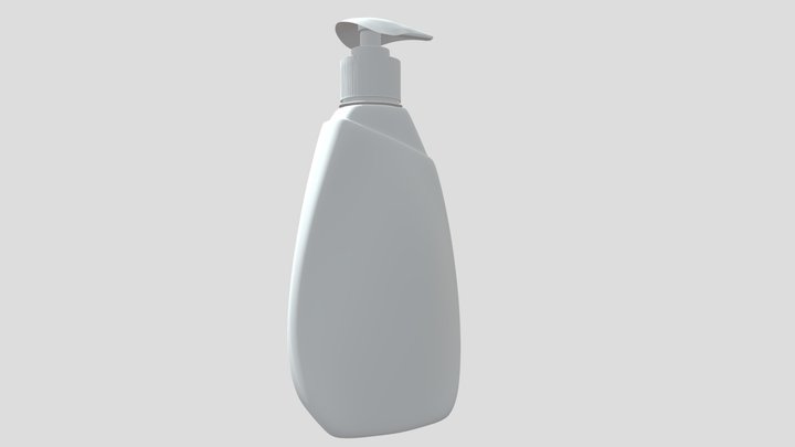 Hand wash bottle 3D Model