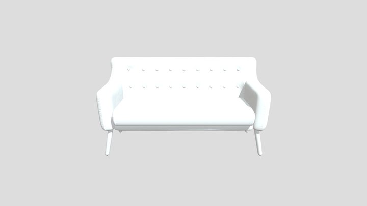 57-couch-obj 3D Model