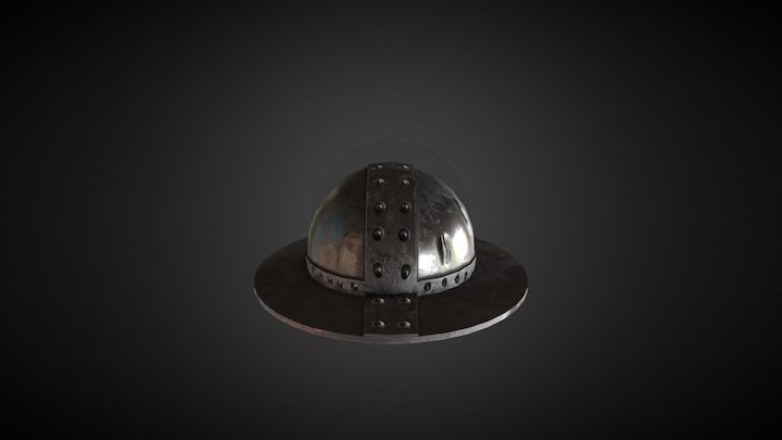 Kettle Helmet 3D Model