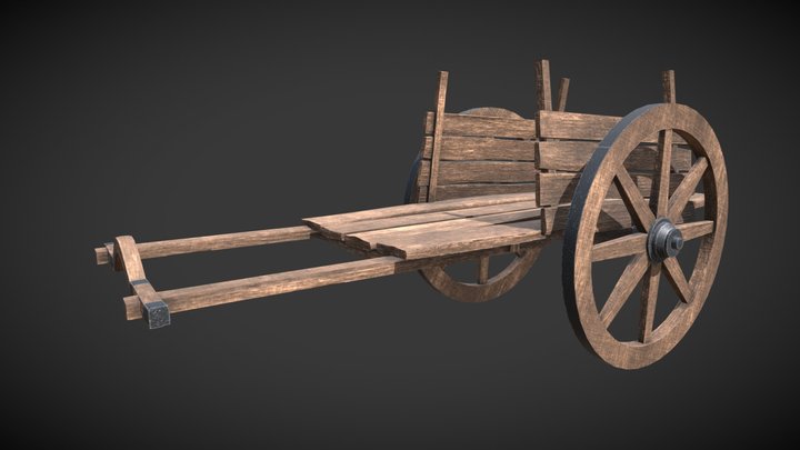 OX Cart 3D Model