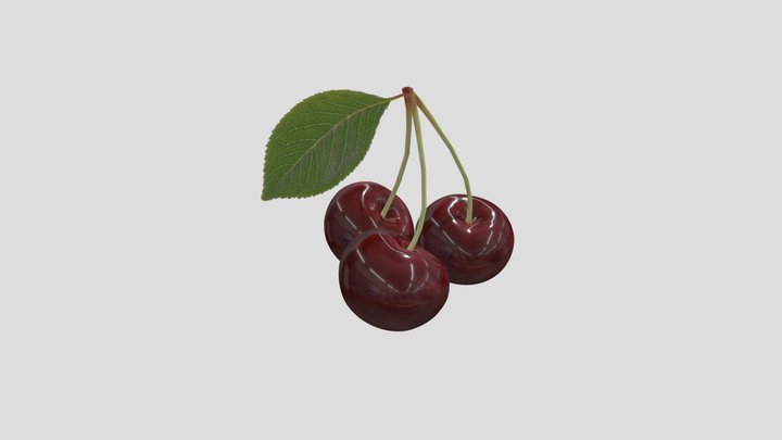 Cherries 3D Model