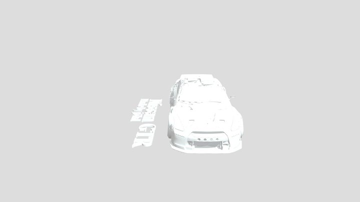 2017 Nissan GTR Replica 3D Model