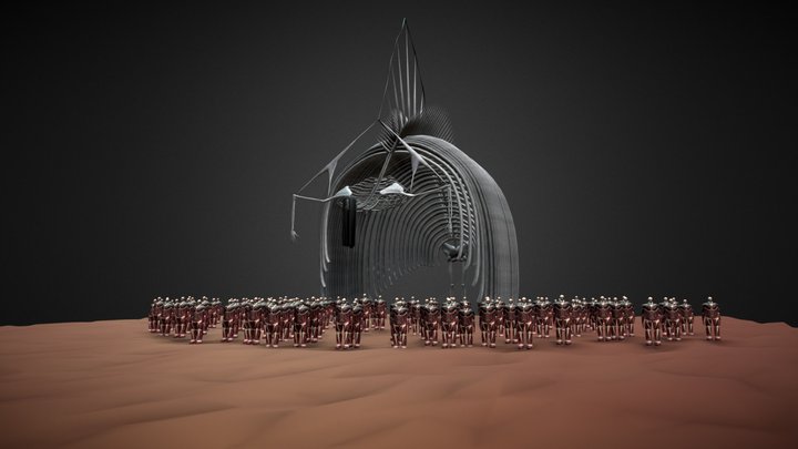 進擊的巨人-地鳴 3D Model