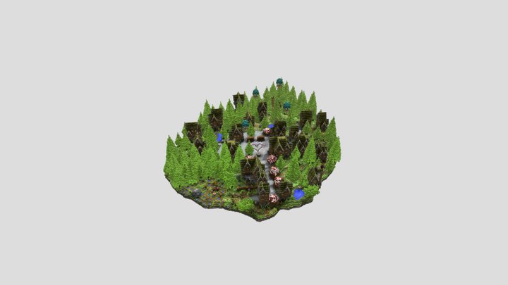 Spring Island Lobby 3D Model