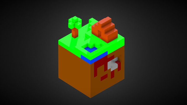 World of Voxels 3D Model