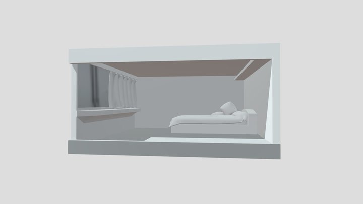 Bedroom Scene 3D Model