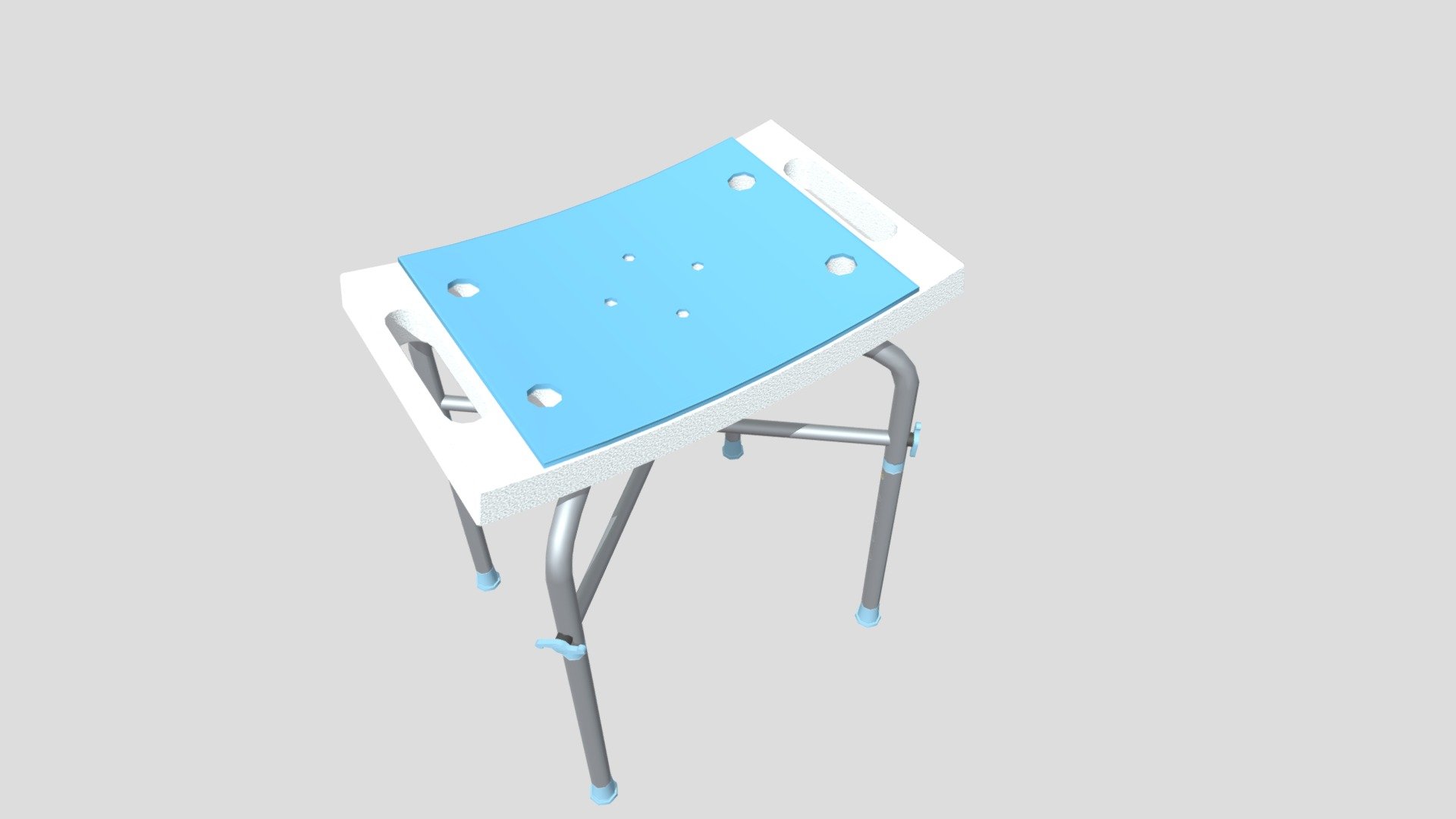 OasisSpace Heavy Duty Shower Chair 3D model by TapvigoEDU [a6a8f51