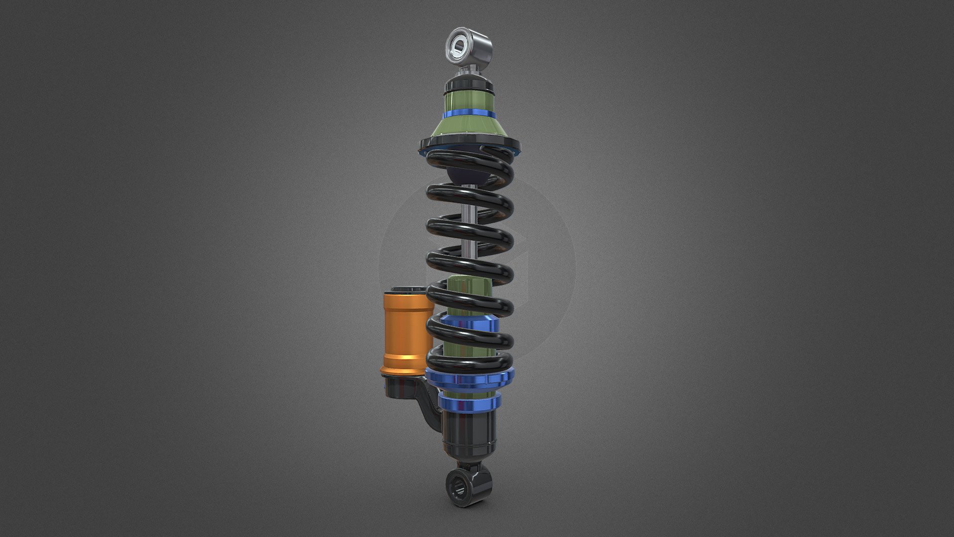 Racing shock absorber - Buy Royalty Free 3D model by OxS49 [a6aa9a5 ...