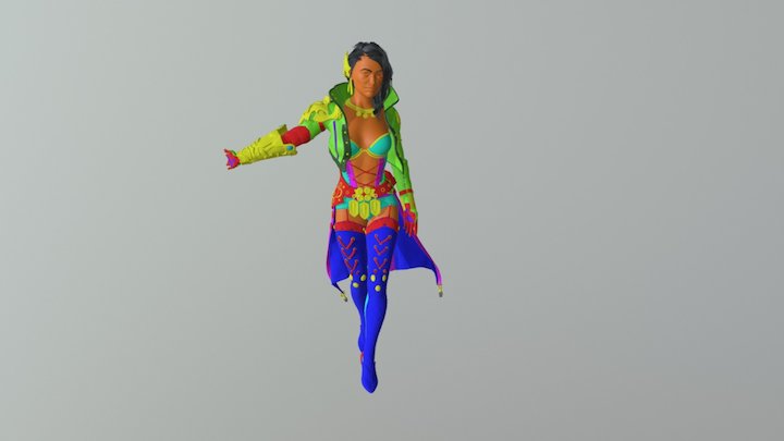 Magician WiP 3D Model