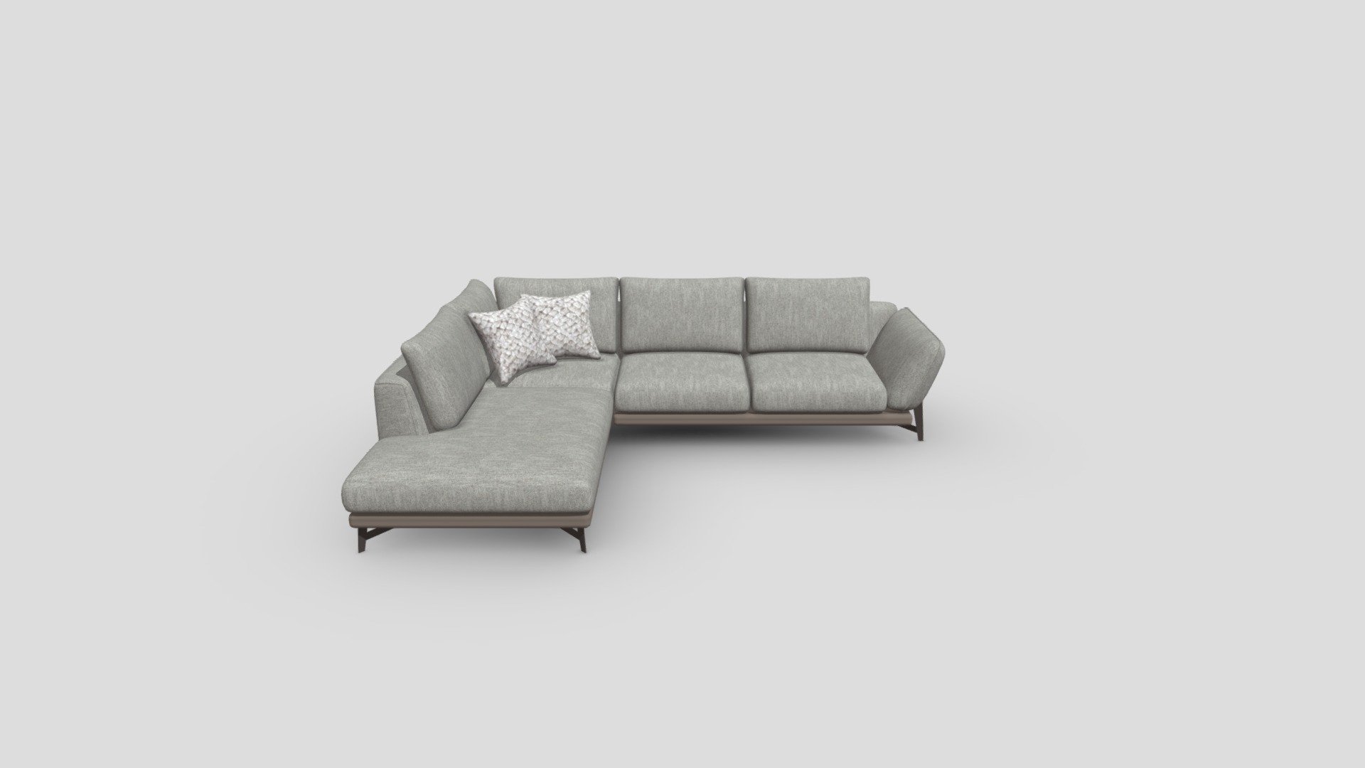 Giada Sectional Taupe RAF — Sketchfab embed 3D viewer