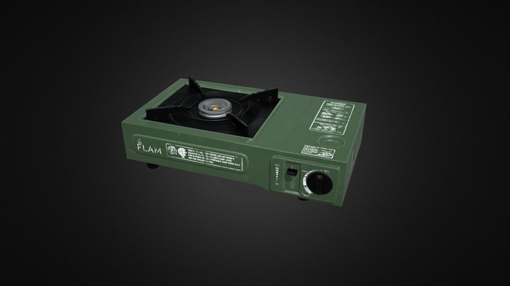Portable stove 3D Model