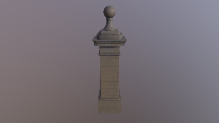 Side Pillar 3D Model