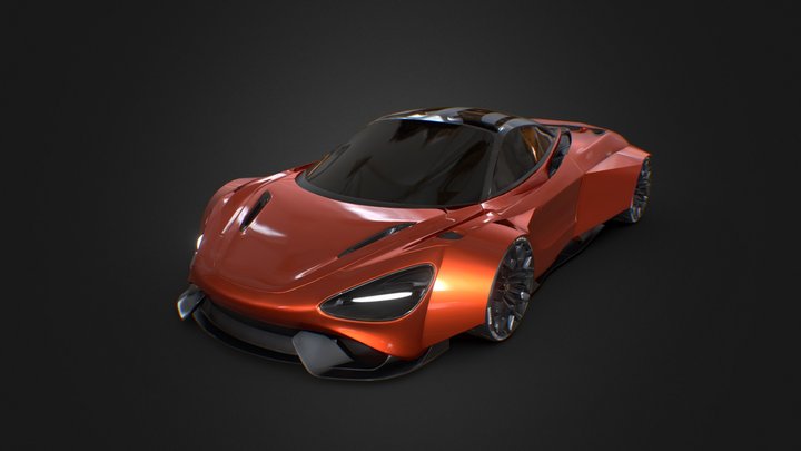 Tune Mclaren 765lt 3D Model