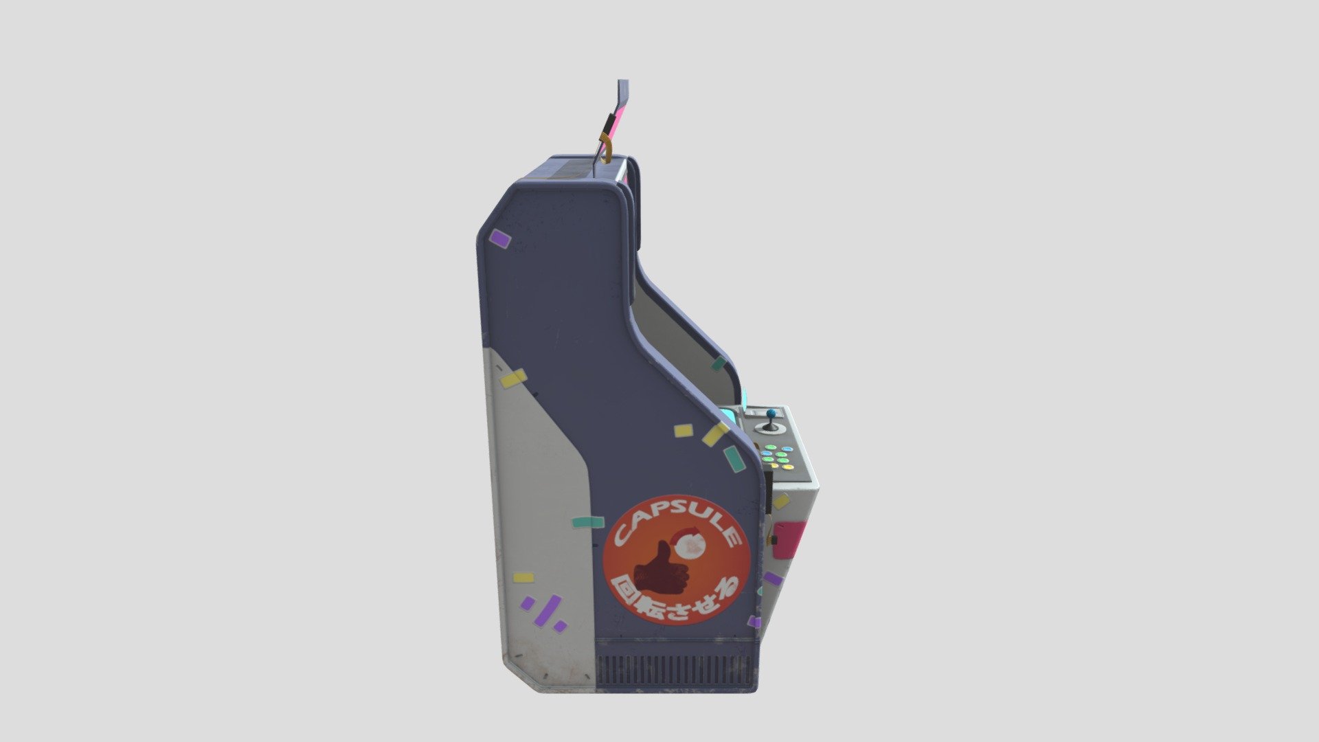 Arcade Machine - 3D model by shabnaaak (@shabnak) [a6ace2f] - Sketchfab