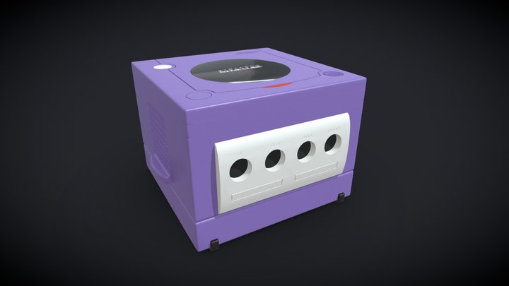Nintendo Game Cube 3D Model