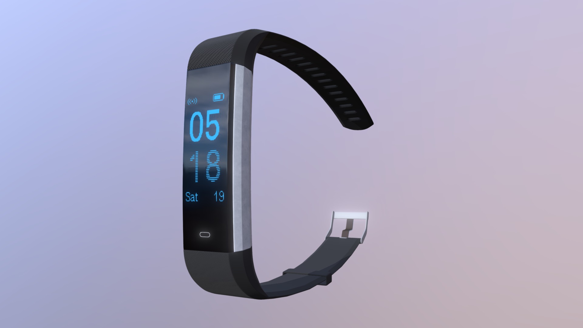 Fitness Tracker HR, Sport Tracker Watch 3D model by Patrik CK