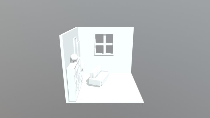 MODELAGEM DE AMBIENTE MAYA 3D Model