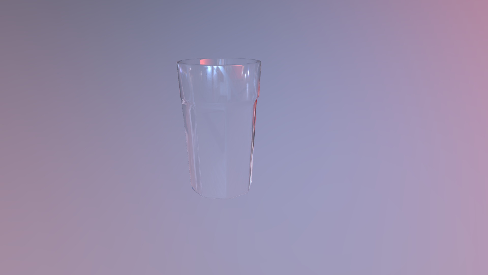 3D model Glass Cup
