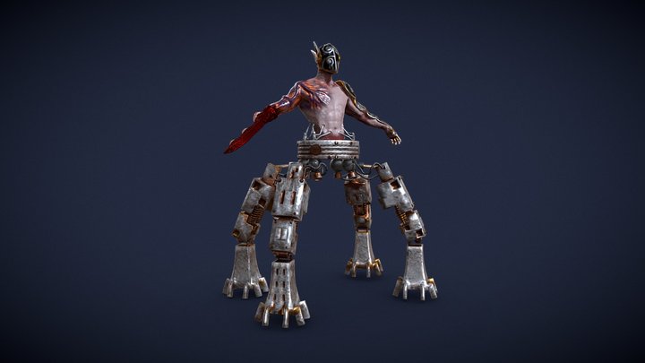 Fixed knight 3D Model