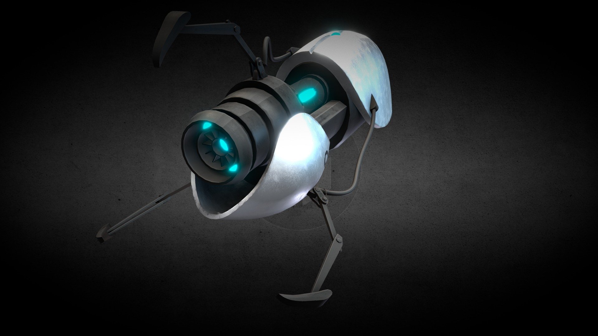 Portal GUN - 3D model by AntonioSoto [a6b1d03] - Sketchfab