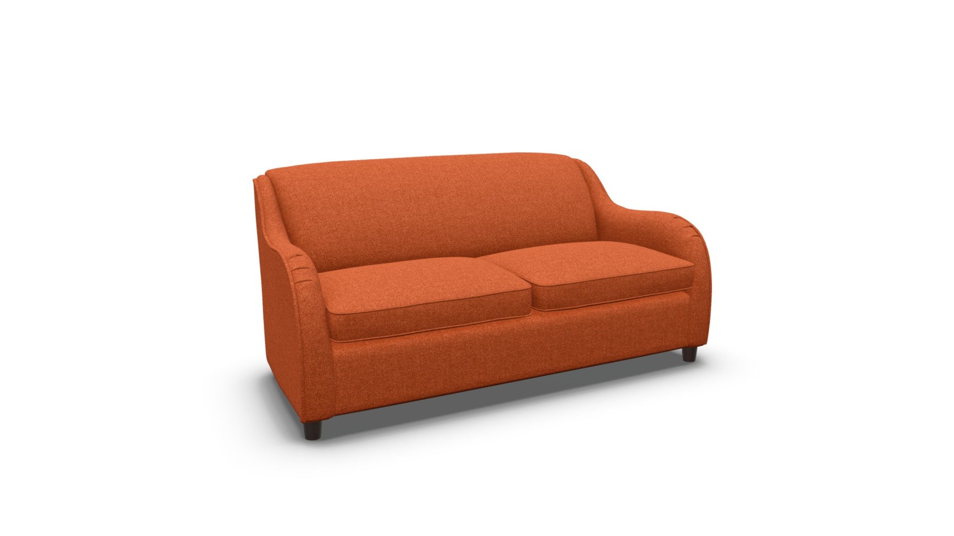 Helena Sofabed, Textured Weave Tangerine