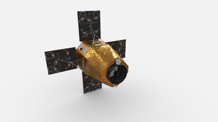 Earth Observation Satellite 3D Model