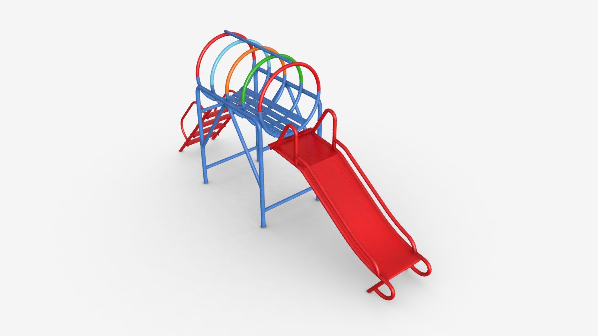 Playground barrel slide 01 Buy Royalty Free 3D model by HQ3DMOD