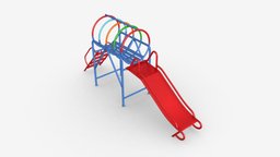 Playground barrel slide 01 - Buy Royalty Free 3D model by HQ3DMOD ...