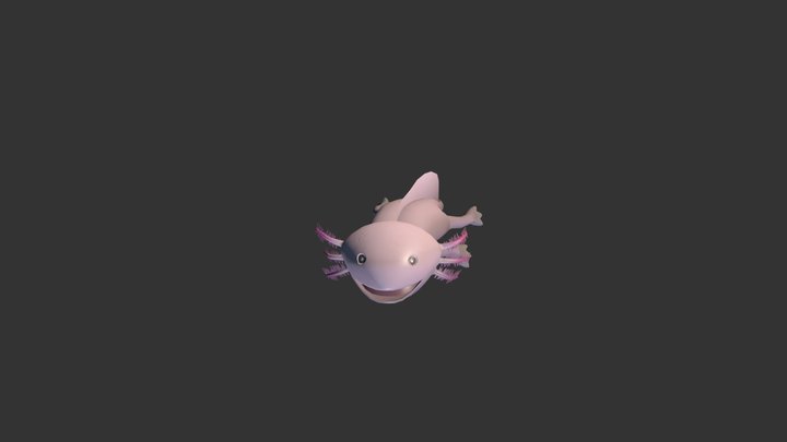 Axolotl 3D Model