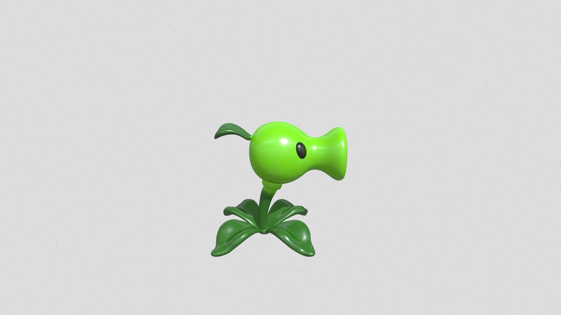 Plants VS Zombies - Peashooter - Download Free 3D model by ...