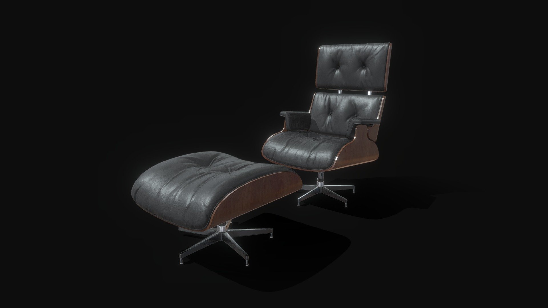 Eames Lounge Chair - Buy Royalty Free 3D model by Domingos Studios ...