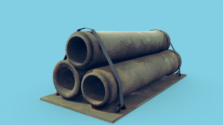 Concreate Pipes Zenless Zone Zero Fanart 3D Model