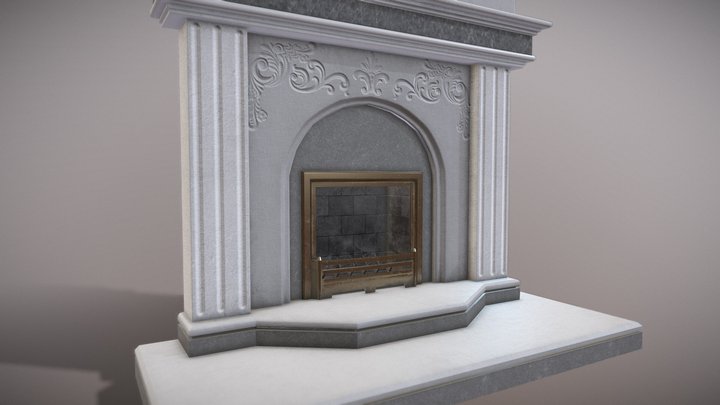 Fireplace 3D Model