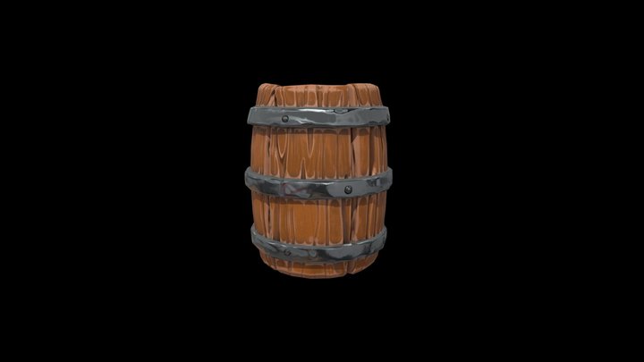 Barrel_Substance 3D Model