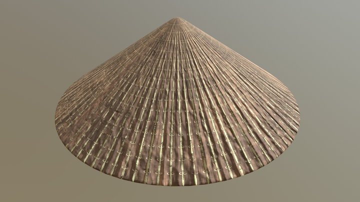 bamboo hat 3D Model