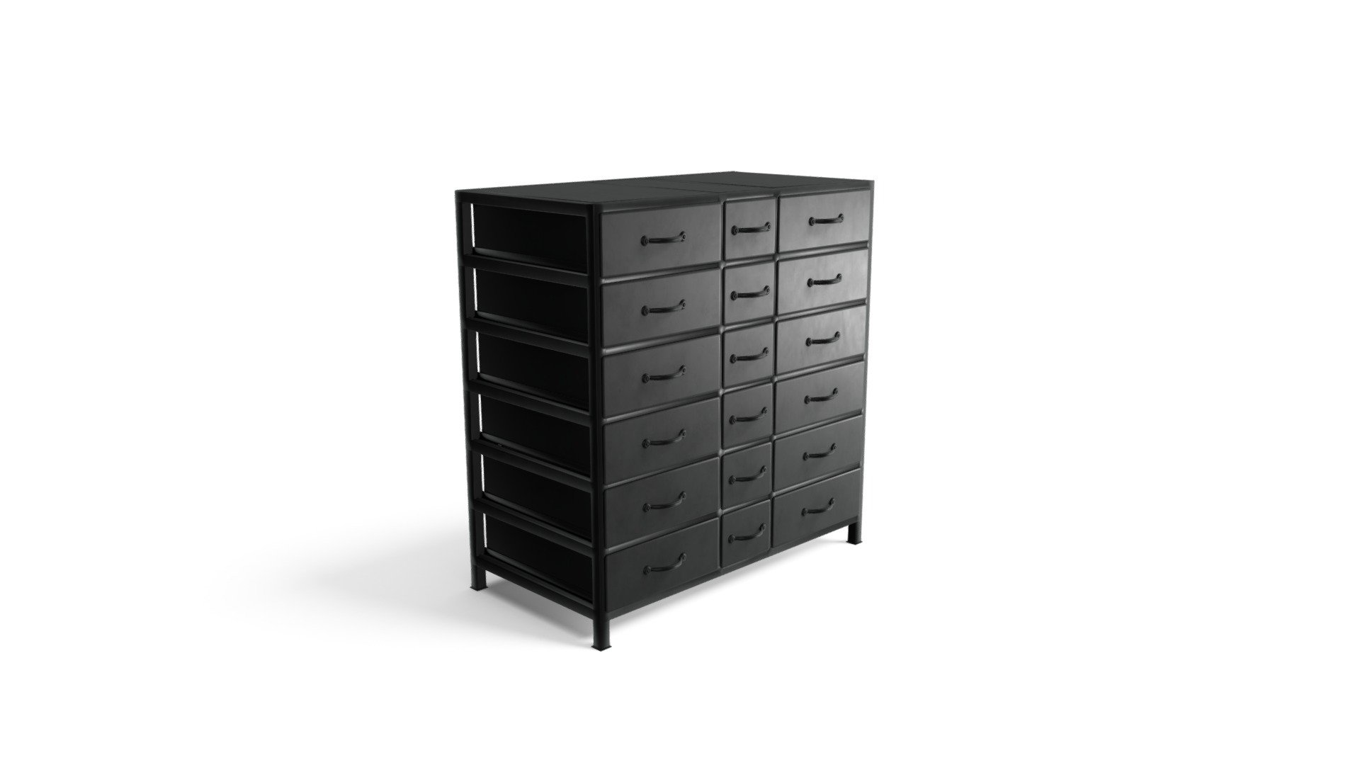 Darby Storage Cabinet, Black