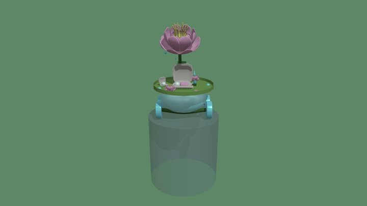 Lily pad Wagon 3D Model
