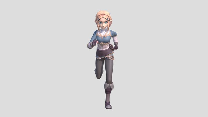Zelda Run 3D Model