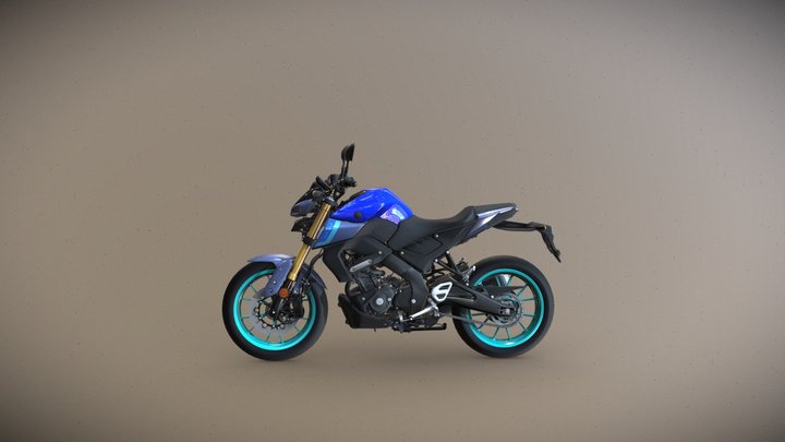 Yamaha_MT125 3D Model