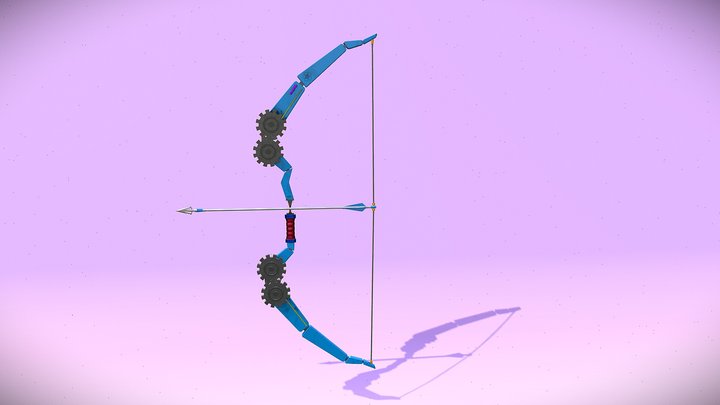 Bow Animation 3D Model