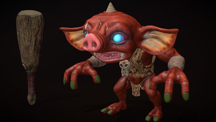 Zelda Bokoblin 3D Model