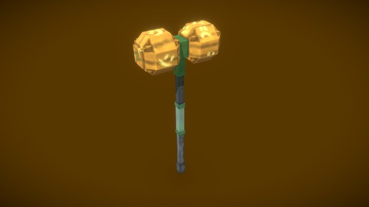 Halloween Hammer 3D Model